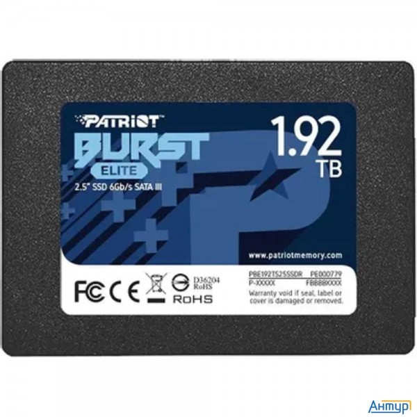 Накопитель Ssd Patriot Sata Iii 1920gb Pbe192ts25ssdr Burst Elite 2.5"