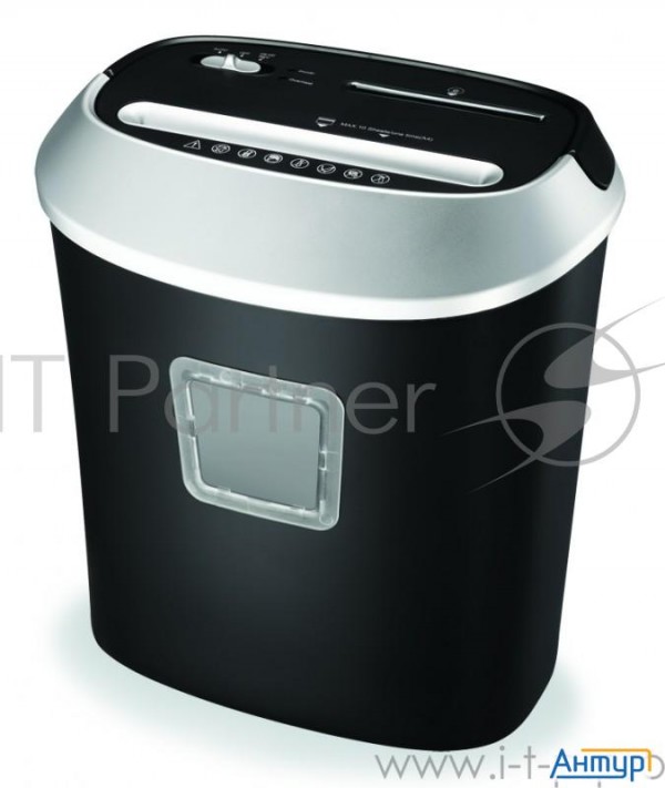 Шредер Office Kit S50 4x35 (секр.p-4)/фрагменты/10лист./21лтр./скобы/пл.карты/cd