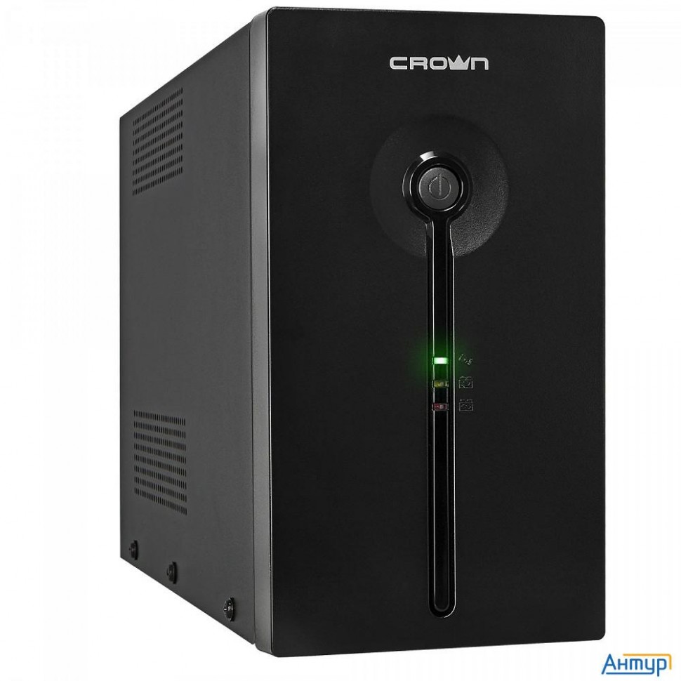 Crown ИБП Cmu-sp1200iec Usb {1200va\720w, корпус металл, 2x12v/9ah, розетки 8*iec+1*iec C13, Avr, Cъ