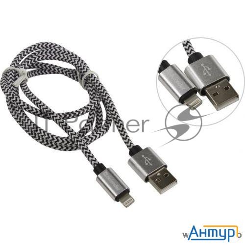 Кабель Lightning To Usb2 1m White Ach01-03t 87809 Defender