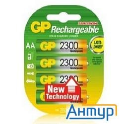Gp Rechargeable Nimh 230aahc 2300mah Aa (4 шт. в уп-ке)