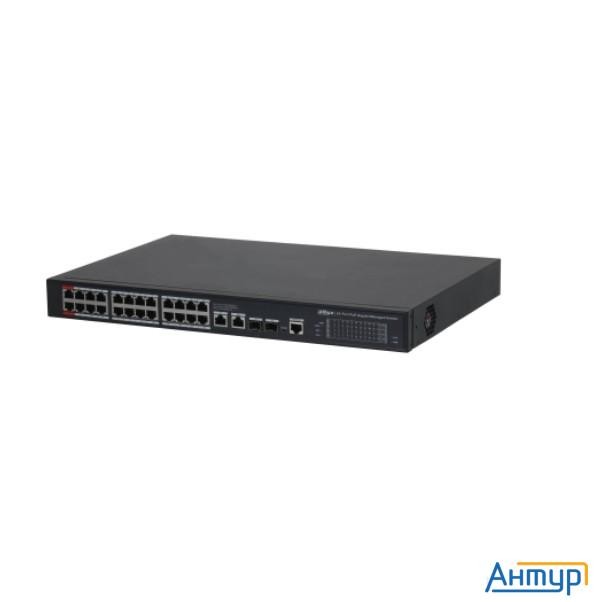 Dahua Dh-s4228-24gt-240 28-портовый гигабитный управляемый коммутатор с Poe, уровень L2, 24xrj45 1gb