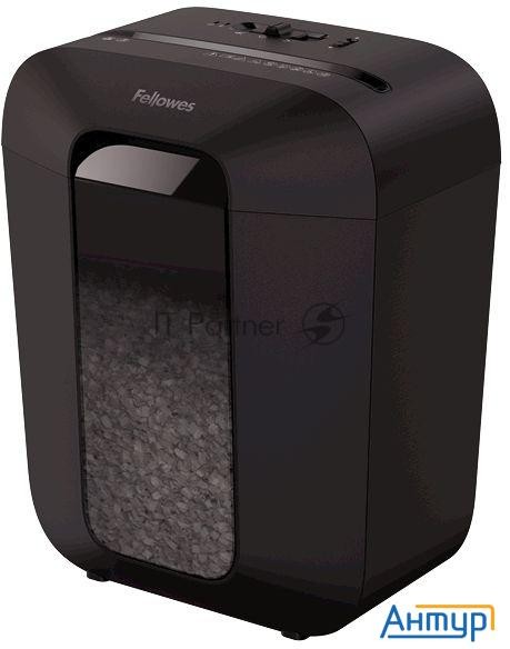Шредер Fellowes Powershred Lx50 черный (секр.p-4)/перекрестный/9лист./17лтр./скрепки/скобы/пл.карты