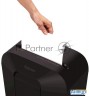 Шредер Fellowes Powershred Lx50 черный (секр.p-4)/перекрестный/9лист./17лтр./скрепки/скобы/пл.карты