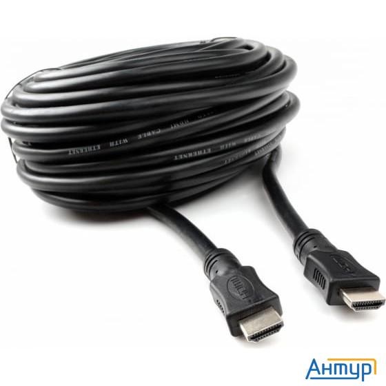 Кабель Hdmi Cablexpert Cc-hdmi4l-20m, 20м, V2.0, 19m/19m, серия Light, черный, позол.разъемы, экран,