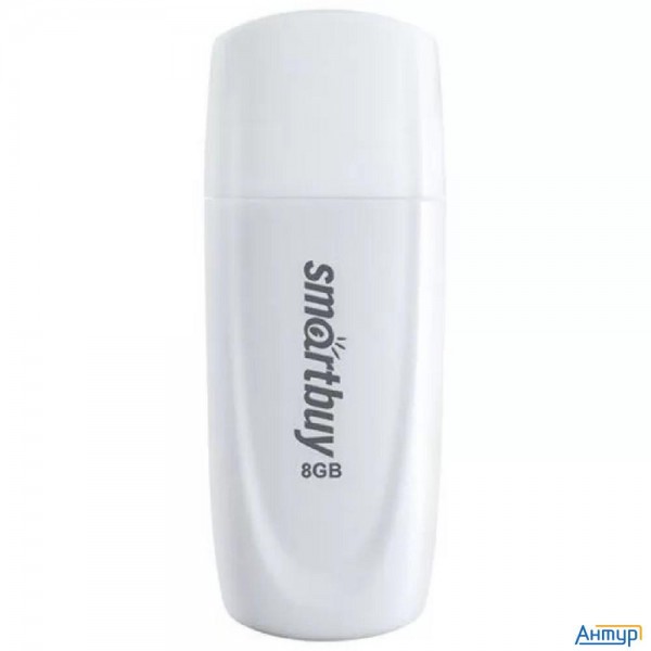 Smartbuy Usb Drive 8gb Scout White (sb008gb2scw) Ufd 2.0
