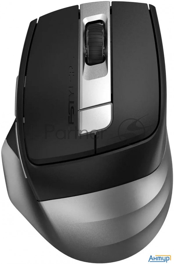 Мышь A4tech Fstyler Fb35cs серый/черный оптическая (2000dpi) Silent беспроводная Bt/radio Usb (5but)
