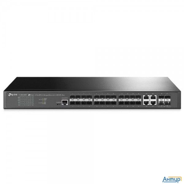 Tp-link Sg3428xf Управляемый коммутатор Jetstream уровня 2+ с 20 гигабитными портами Sfp, 4 портами