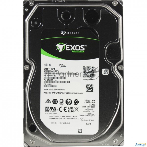 Жесткий диск Sata 10tb 7200rpm 6gb/s 256mb St10000nm017b Seagate