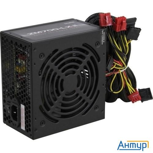 Zalman <lx> Zm700-lxii <700w, (20+4+4+4) Pin, 4x(6+2) Pin, 6xsata, 5xmolex, 14 см, кабель питания, 8