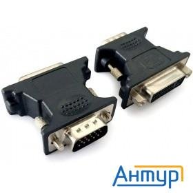 Cablexpert Переходник Vga-dvi, 15m/25f, черный, пакет (a-vgam-dvif-01)