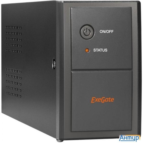 Exegate Ep285473rus ИБП Exegate Power Back Bnb-850.led.avr.c13.rj <850va/480w, Led, Avr,4*iec-c13, R