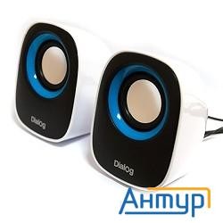 Dialog Colibri Ac-06up Black-white {акустические колонки 2.0, 6w Rms, питание от Usb}