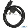 Кабель питания Vcom для ноутбуков 3М 3g*0.5mm 220v (ce022-cu) Vde стандарт