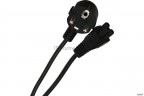 Кабель питания Vcom для ноутбуков 3М 3g*0.5mm 220v (ce022-cu) Vde стандарт