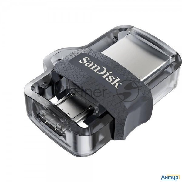 Флеш Диск 64gb Sandisk Ultra Android Dual Drive Otg, M3.0/usb 3.0, Black