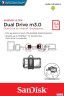 Флеш Диск 64gb Sandisk Ultra Android Dual Drive Otg, M3.0/usb 3.0, Black