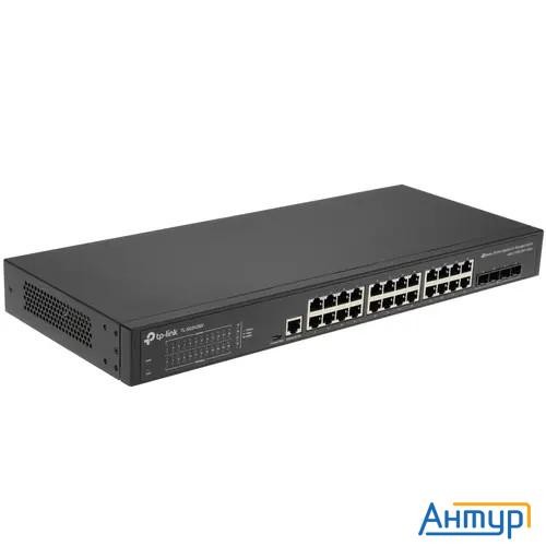 Tp-link Sg3428x Управляемый коммутатор Jetstream уровня 2+ с 24 гигабитными портами Rj45 и 4 портами