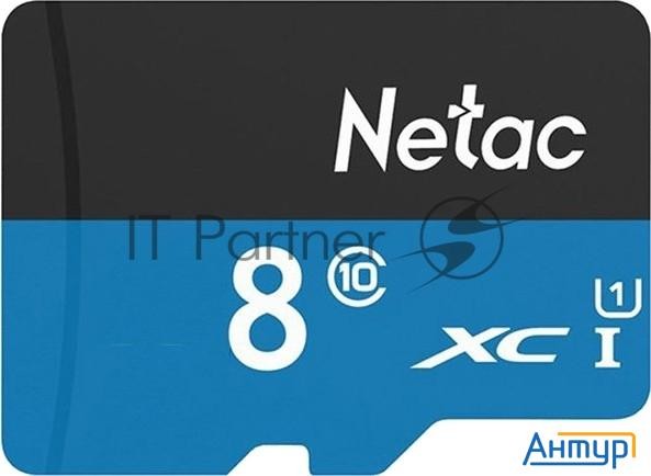 Флеш карта Microsdhc 8gb Netac P500 <nt02p500stn-008g-s>  (без Sd адаптера) 80mb/s
