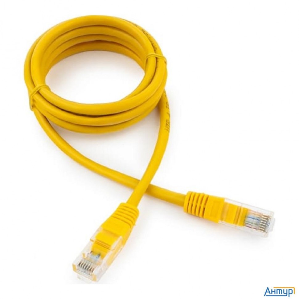Cablexpert Pp10-1.5m/y Патч-корд медный Utp кат.5e, 1.5м, литой, многожильный (жёлтый)