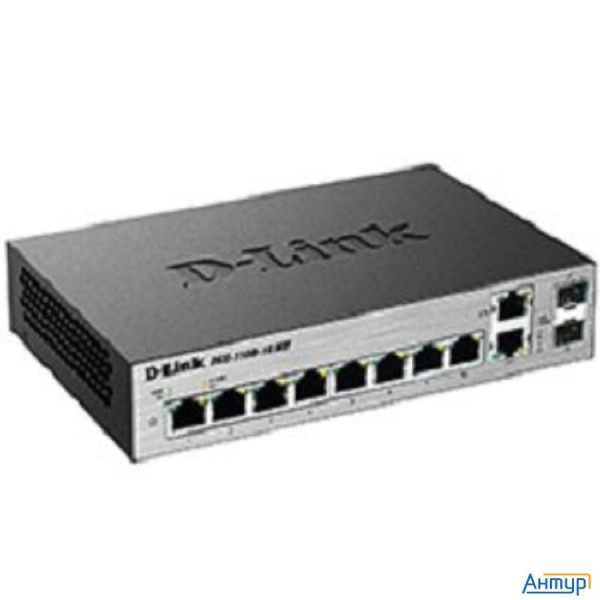 D-link Dgs-1100-10/me/a2a Управляемый L2 коммутатор с 8 портами 10/100/1000base-t и 2 комбо-портами
