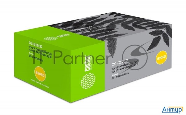 Картридж лазерный Cactus Cs-b205d 106r04349 черный (6000стр.) для Xerox B205/210/215