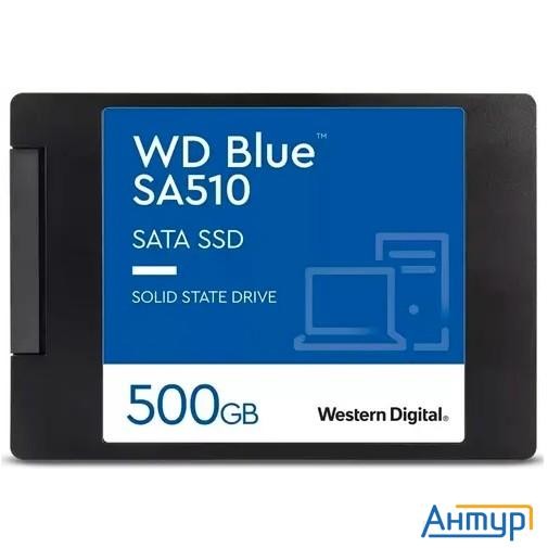 Wd Ssd Blue Sa510, 500gb, 2.5" 7mm, Sata3, Wds500g3b0a