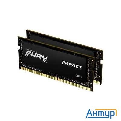 Kingston Dram 16gb 3200mhz Ddr4 Cl20 Sodimm (kit 2x8gb) Fury Impact Kf432s20ibk2/16