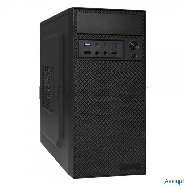 Exegate Ex291271rus Корпус Minitower Exegate Baa-109u2 (matx, без БП, 2*usb+2*usb3.0, аудио, черный)