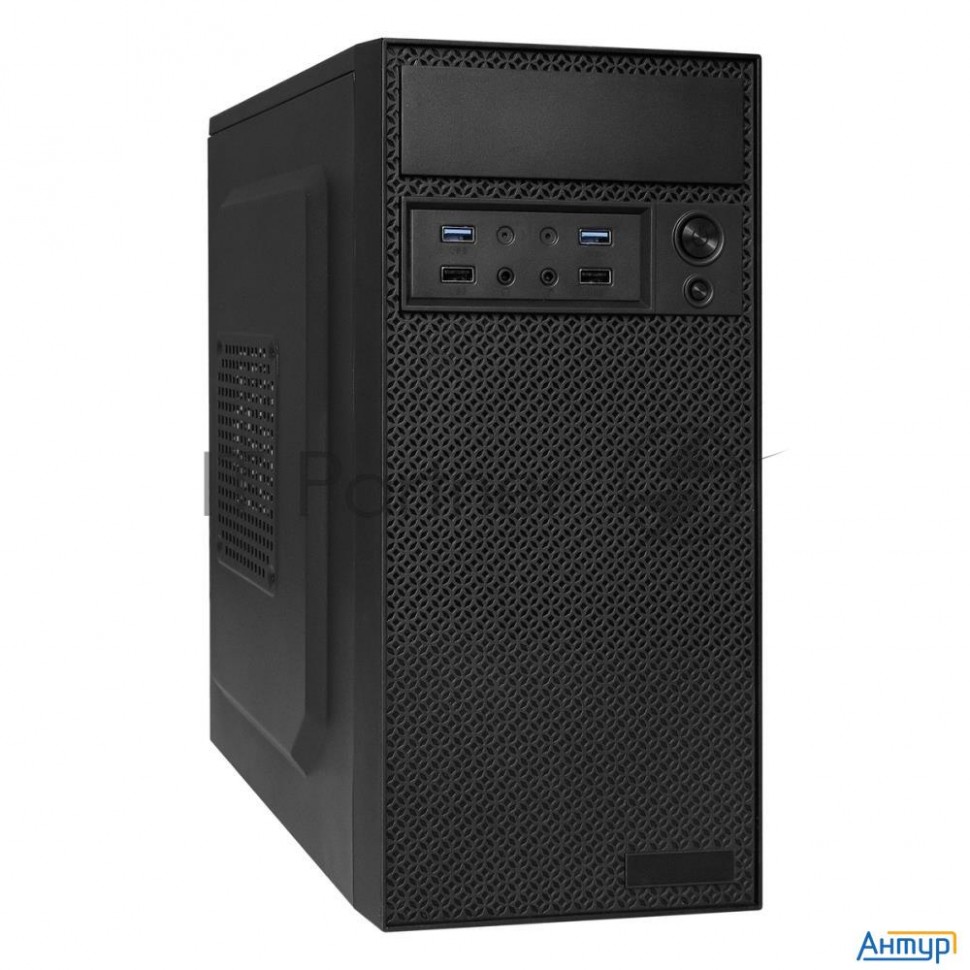 Exegate Ex291271rus Корпус Minitower Exegate Baa-109u2 (matx, без БП, 2*usb+2*usb3.0, аудио, черный)