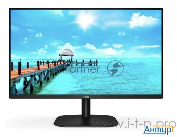 Монитор 27" Aoc 27b2h 1920x1080@75hz Ips Led 16:9 7ms Vga Hdmi 20m:1 178/178 250cd 1000:1 Tilt Black