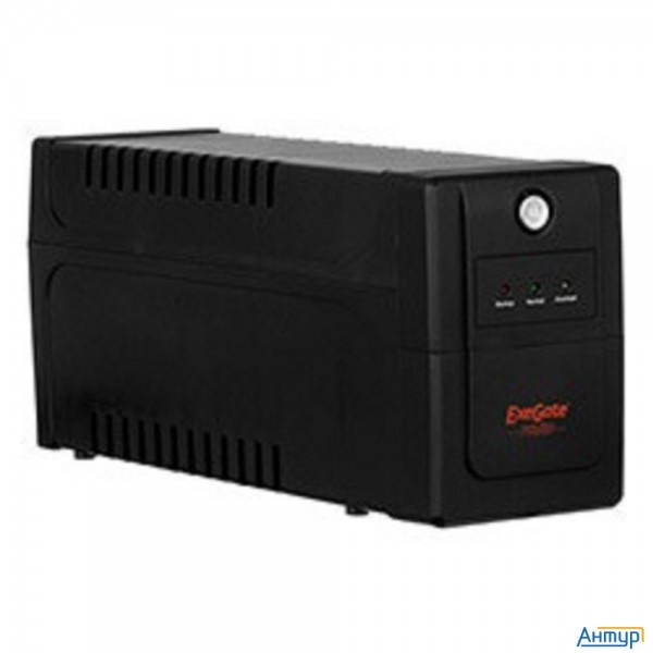 Exegate Ep285474rus ИБП Exegate Power Back Bnb-850.led.avr.euro.rj.usb <850va/480w, Led, Avr,2 еврор