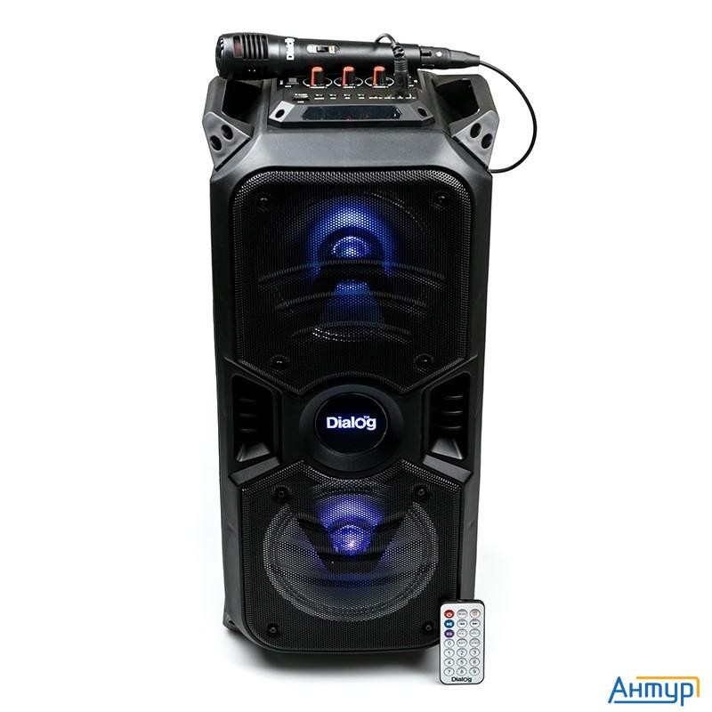 Dialog Oscar Ao-11 - акустическая колонка 1.0, 26w Rms, Караоке C микрофоном, Bt+fm+usb+sd+led