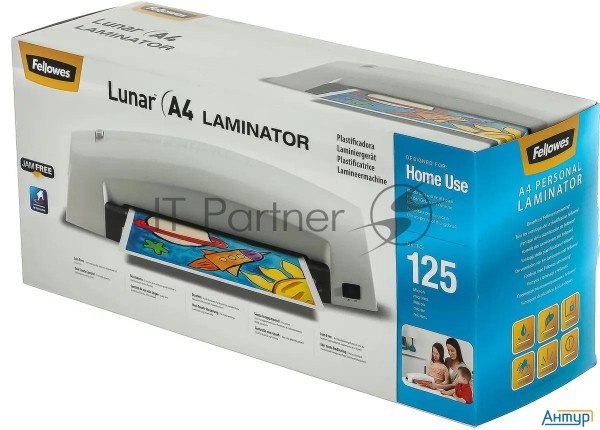 Ламинатор Fellowes Lunar A4 (fs-57156), A4 (75-80 мкм) 30 см/мин (2 вал.) лам.фото