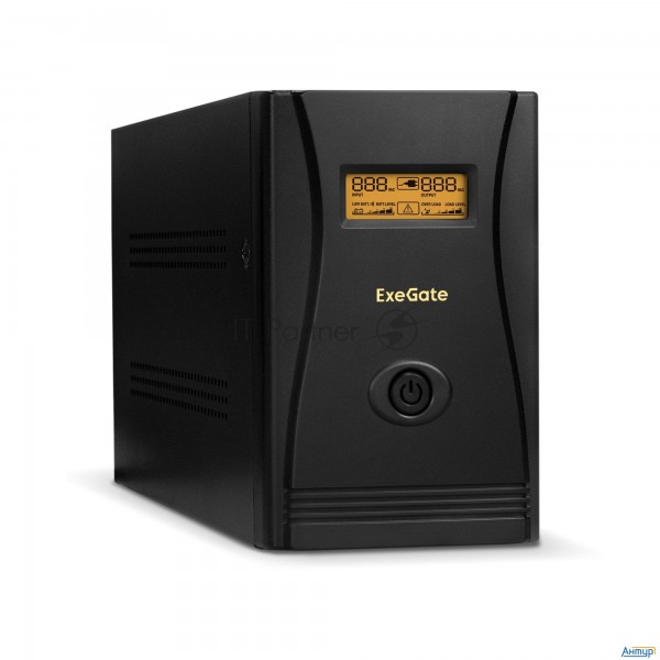ИБП Exegate Specialpro Smart Llb-1500.lcd.avr.c13.rj <1500va/950w, Lcd, Avr, 6*iec-c13, Rj45/11, Bla