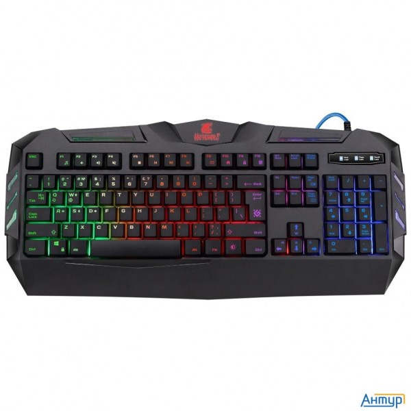 Defender Werewolf Gk-120dl Ru [45120] (Проводная игровая клавиатура, Rgb подсветка,19 Anti-ghost)