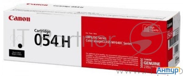 Тонер Картридж Canon 054 H Bk 3028c002 черный  3100стр.  для Canon Mf645cx/mf643cdw/mf641cw/lbp623cd