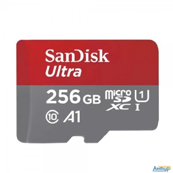 Флеш карта Microsdxc 256gb Sandisk Ultra Class 10, Uhs-i, R 150 МБ/с, <sdsquac-256g-gn6mn> без адапт