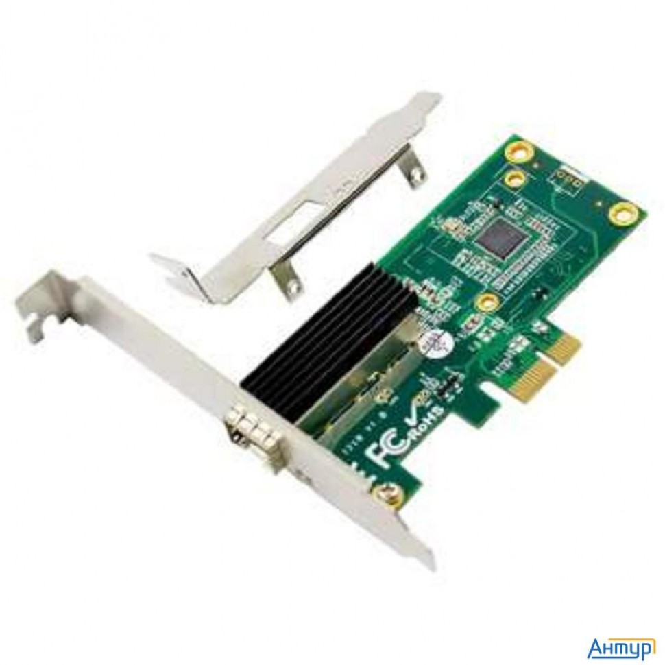 Orient Xwt-int210pe Sfp, Сетевая карта Pci-ex1 V2.1 Sfp Gigabit Ethernet, Intel I210 Chipset, 10/100