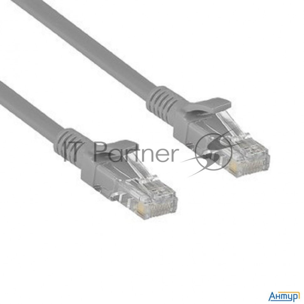 Патч-корд Exegate Utp-rj45-rj45-5e-cu-5m-gy, Utp, Cat.5e, 5м, медь, серый