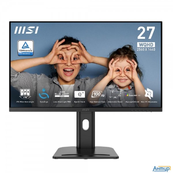 Msi Pro 27" Mp273qp E2 {ips 2560x1440 100hz 1ms 178/178 1000:1 400cd 2xhdmi2.0 Displayport1.2 2x2w P