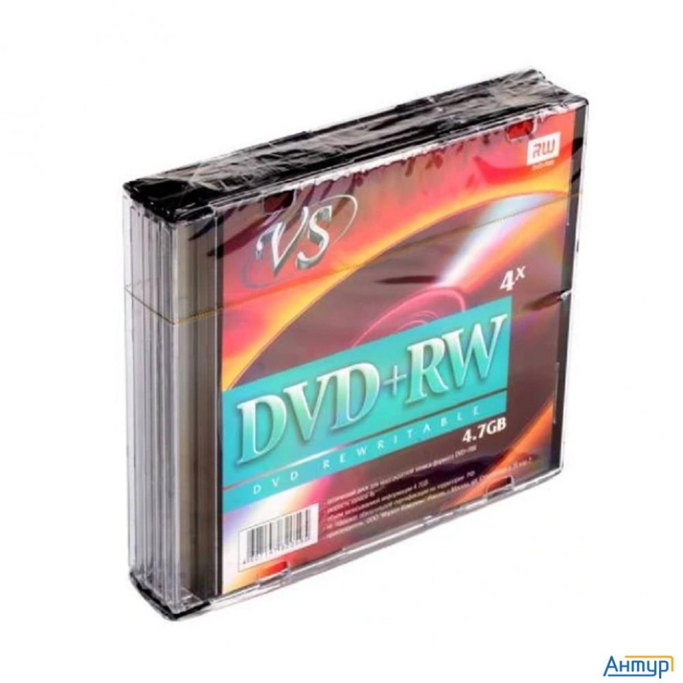 Vs Dvd+rw 4,7 Gb 4x Sl/5 (620618)