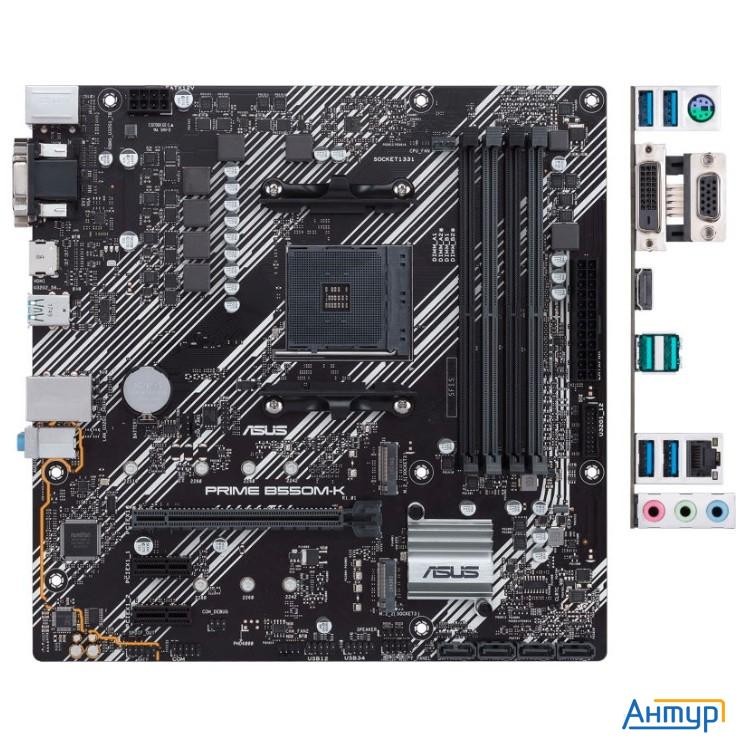 Asus Prime B550m-k {soc-am4 Amd B550 4xddr4 Matx Ac`97 8ch(7.1) Gblan Raid+vga+dvi+hdmi}
