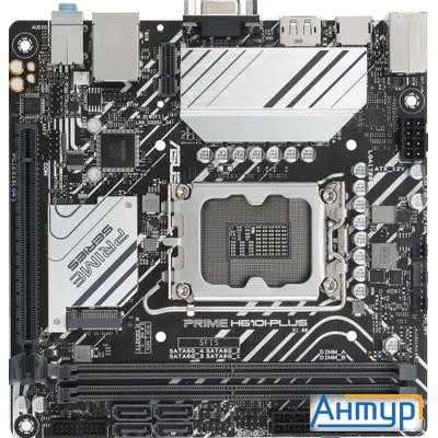 Материнская плата Asus Prime H610i-plus-csm, Lga 1700, Intel H610, Mini-itx, Ret