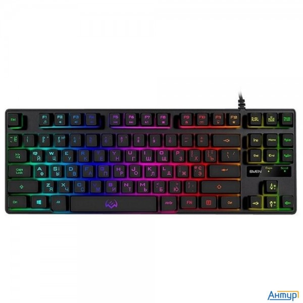 Игровая клавиатура Sven Kb-g7400 (87кл., 12 Fn функций, подсветка)