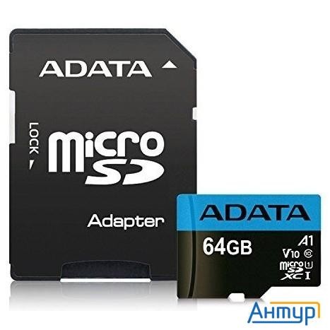 Micro Securedigital 64gb A-data Ausdx64guicl10a1-ra1