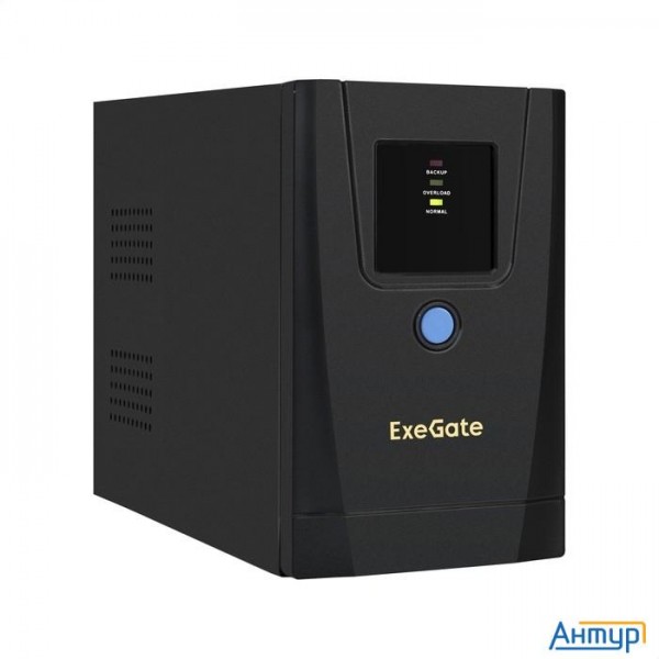 Exegate Ex292781rus ИБП Exegate Specialpro Unb-1000.led.avr.1sh.2c13 <1000va/550w, Led, Avr,1*schuko