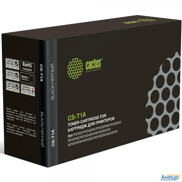 Картридж лазерный Cactus Deli T1a Cs-t1a черный (2000стр.) для Deli P2500d/p2500dn/p2500dnw/p2500dw/