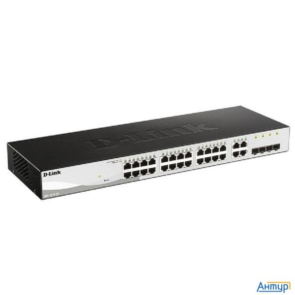 D-link Dgs-1210-28/fl2a Управляемый L2 коммутатор с 24 портами 10/100/1000base-t и 4 комбо-портами 1