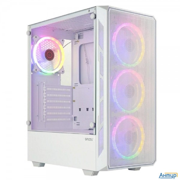 Ginzzu Rx330 Atx Fan 12cm Frgb*4 Белый